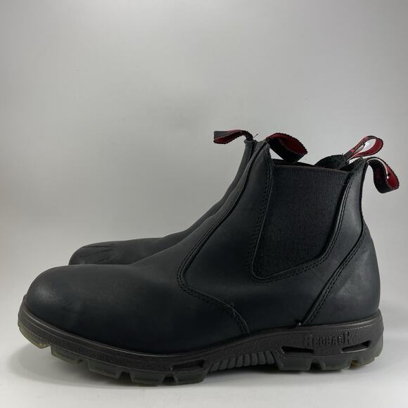 Redback Boots Easy Escape Mens Size US 14/ AU 13 Black Leather Work Chelsea main image 11